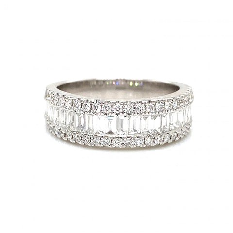 Baguette and Diamond Ring
