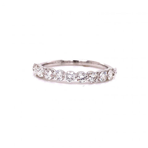 White Gold Common Prong Ring